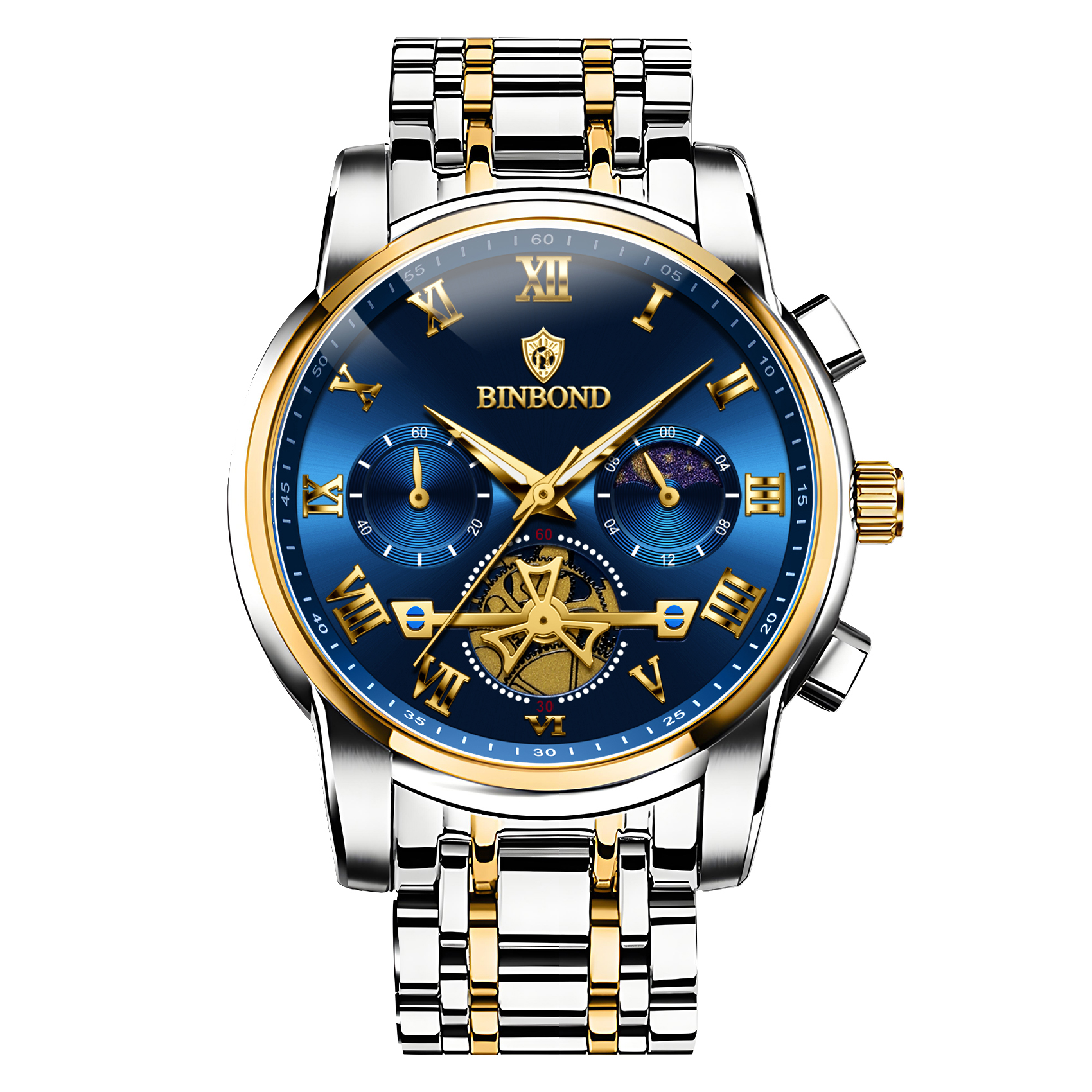 Two Tone/Gold Blue